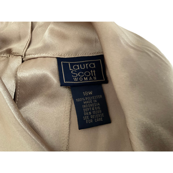 R&M Richards Women's Blouse & Cover Set 18W Floral Print Polyester - Picture 8 of 14